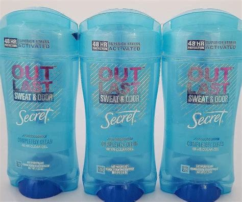 Secret Outlast Antiperspirant And Deodorant Clear Gel Completely Clean