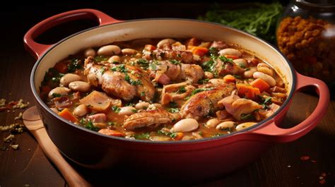 French Cassoulet Cooking Paths