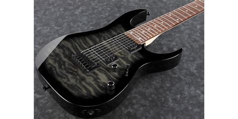 Ibanez Grg7221qa Tks 7 String Transparent Black Sunburst 2019 Guitar