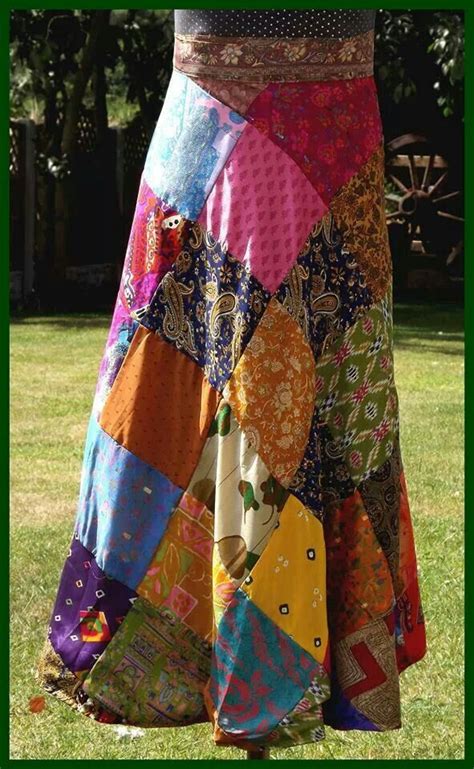 Patchwork Skirt Patchwork Dress Pattern Patchwork Clothes Skirt