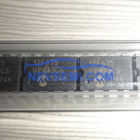 PIC12F675 I P Microchip Electronic Control Unit Nevsemi Electronics