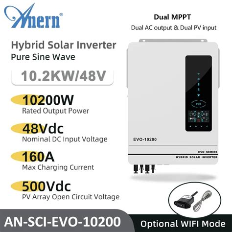 Kw Kw On Off Grid Solar Hybrid Wechsel Richter V Dual Mpt