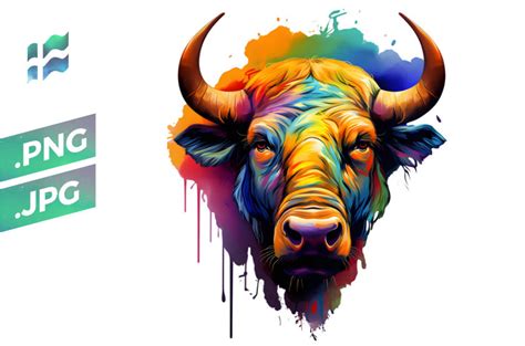 African Buffalo Graphic By Merchsuperb · Creative Fabrica