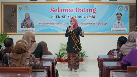 Bunda PAUD Provinsi Jambi Hj Hesnidar Haris Tinjau Pelaksanaan