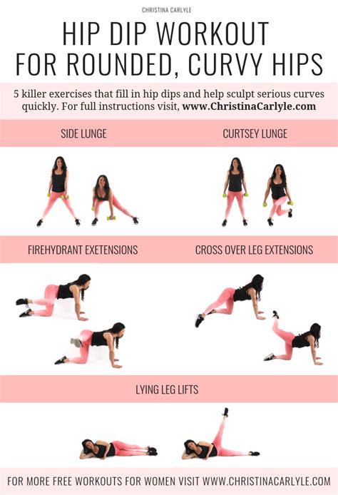 How To Get Rid Of Hip Dips And The Best Hip Dip Workout Best Exercise For Hips Dip Workout Hip