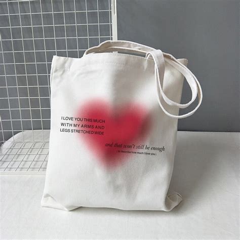 Bolso De Hombro Coreano Ulzzang Ins Heart Harajuku Para Mujer Bolso