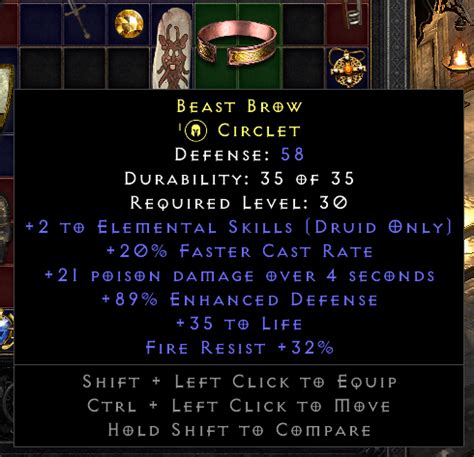 Druid Lld Circlet Worth Anything Or Garbage Topic D2jsp