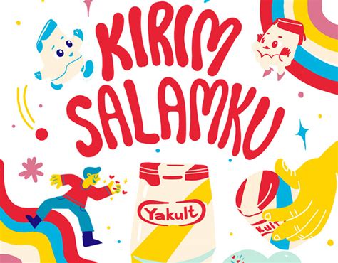 Yakult Campaign Key Visual Design Illustration 7 Images Behance