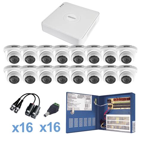 Compra Epcom Kit de Vigilancia 16 Cámaras CCTV Domo 16 Canales