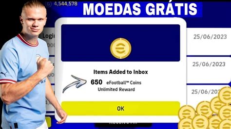 COMO CONSEGUIR 650 MOEDAS GRÁTIS NO EFOOTBALL 2023 MOBILE YouTube