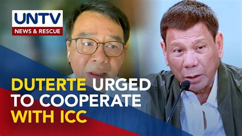 President Duterte Urged To Cooperate With ICC On Drug War Probe YouTube