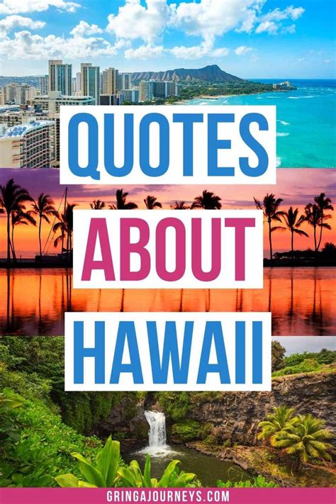 The Best Hawaii Quotes Sayings Proverbs And Captions Hawaii Quotes Hawaiian Travel Hawaii