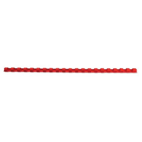 Baguettes De 21 Anneaux 10 Mm Rouge GBC Lot De 100 ASK SECURITE