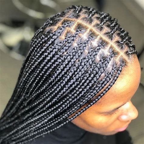 Small Knotless Box Braids Styles