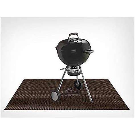 Tapis De Sol Pour Barbecue Moyennement Inflammable Lxl X Cm