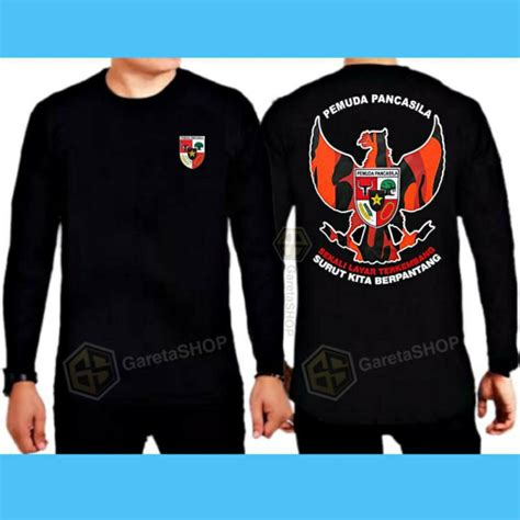 Jual Kaos Lengan Panjang Pemuda Pancasila Garuda Shopee Indonesia