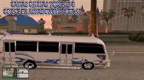 Coaster Salvadore A Gta Sn Andreas Microbus Ruta E Apopa Youtube