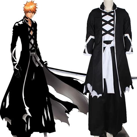 Custom Made Bleach Kurosaki Ichigo Cosplay Costume Bleach Cosplay