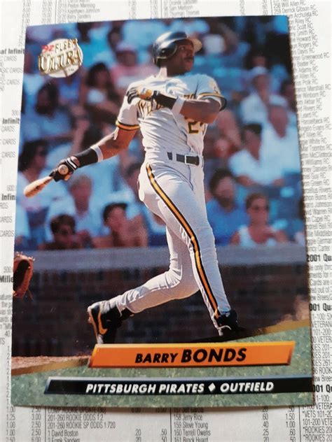 Fleer Ultra Barry Bonds For Sale Online Ebay