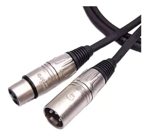 Cabo De Microfone Santo Angelo Balanceado Xlr Xlr 10 Metros