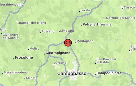 Terremoto In Molise Scossa Di Magnitudo Nella Zona Di Campobasso