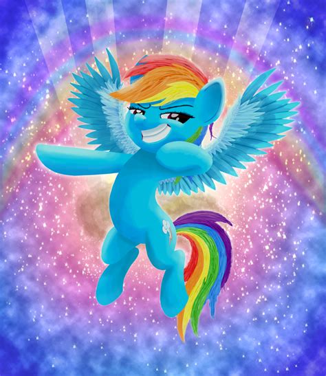 Safe Artist Spellboundcanvas Rainbow Dash Pegasus Pony