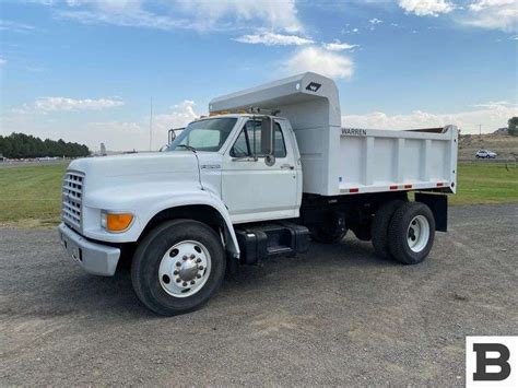 1996 Ford F800 Dump Truck Booker Auction Company