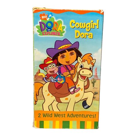 Nick Jr Dora The Explorer Cowgirl Dora Vhs Grelly Usa