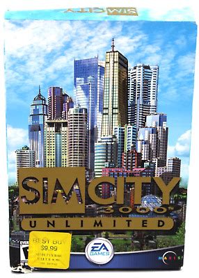 Sim City Unlimited Original Box Building Simulation Pc Game