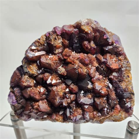 Alien Amethyst - aka Hematite Included Amethyst Elestials from Hyderab ...