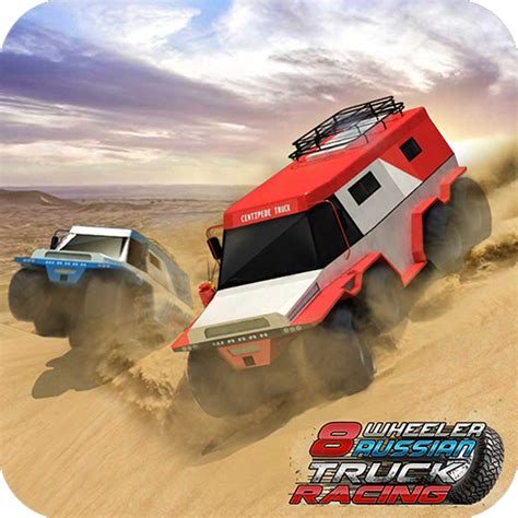 Offroad 8 Wheeler Russischer LKW Rennsport 3D Monster Truck Parken