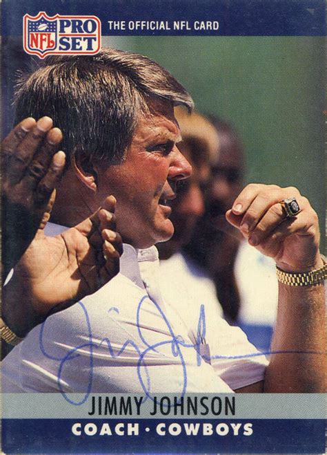 jimmy johnson | The Football Autograph Encyclopedia