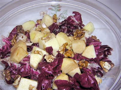 Insalata Radicchio Mele E Noci In Cucina Con Zia Lora