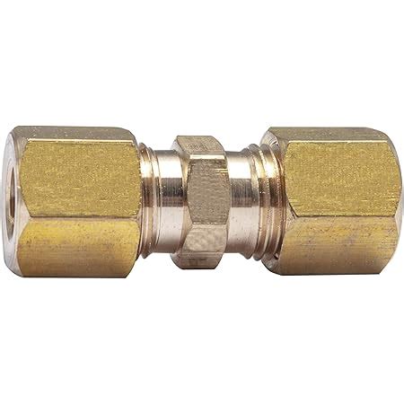 LTWFITTING 1 4 Inch Brass Compression Insert Brass Compression Fitting