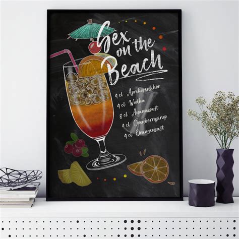 Poster Cocktail Sex On The Beach