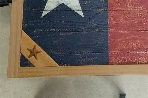 Rustic Wood Texas Flag Small - Etsy