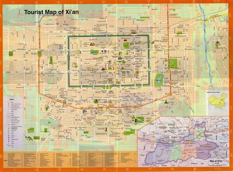 Xi'an On China Map at Jimmie Mireles blog
