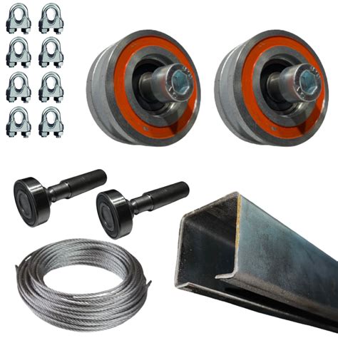 Kit Completo Para Armar Portón Basculante Liviano Hasta 100kg LOCKVAK