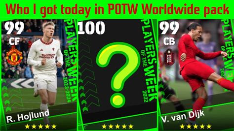 Who I Got Today In Potw Worldwide Pack Free Booster Pack Opening