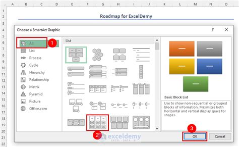 How to Create a Project Roadmap in Excel (4 Methods) - ExcelDemy