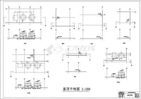 某综合商场通风与空调设计全套cad施工方案图商业建筑土木在线