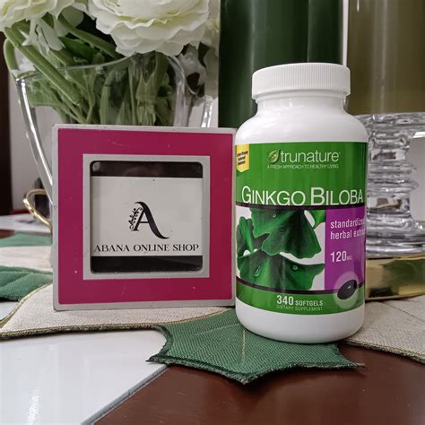 Trunature Ginkgo Biloba Mg Softgels Shopee Philippines