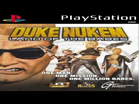 Duke Nukem Land Of The Babes PS1 Intro AI Upscale 4K Ultra HD YouTube