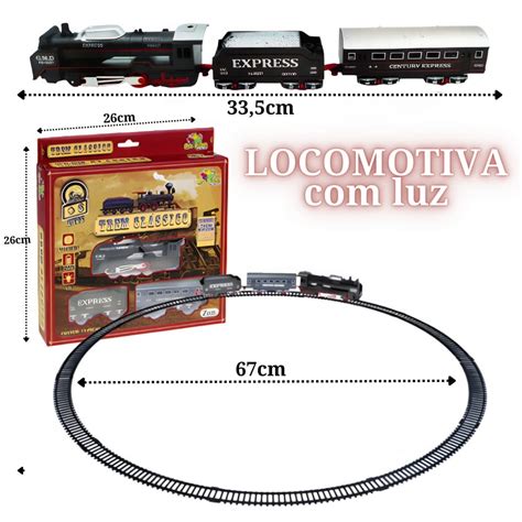 Trem Eletrico Ferrorama Classic Train Completo Trilhos A Pilha Gimp