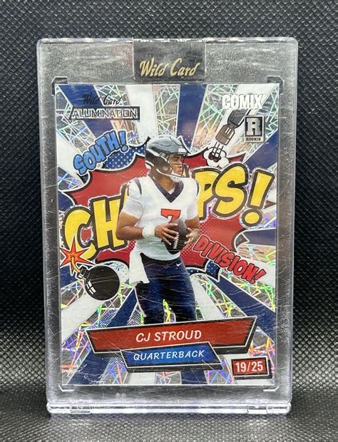 Cj Stroud Wildcard Rookie Rc Comix Case Hit Sp Sp Texans Ac