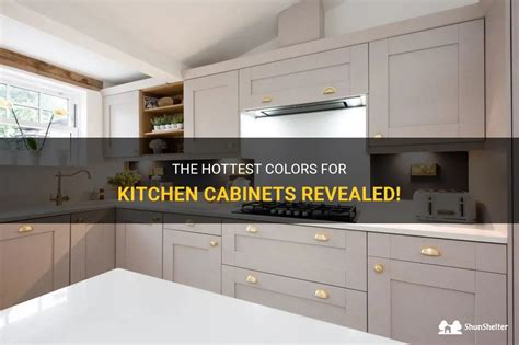 The Hottest Colors For Kitchen Cabinets Revealed Shunshelter