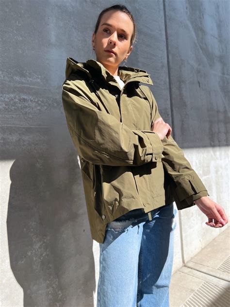 Trench Corto Oversize Verde Militare Vicolo Scintille Store