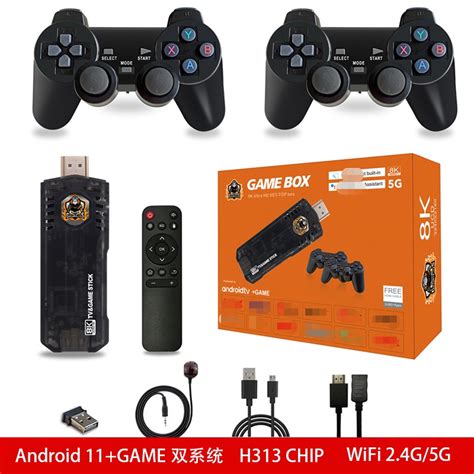 X8 Video Game 2023 10000 Game TV Box Novo Game Stick 4K Retro Console