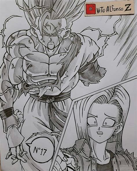 Pin De Gohan Z En Dragon Ball Rule 63 Goku Dibujo A Lapiz Goten Y