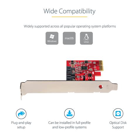 Startech P Gr Pcie Sata Card Sata Controller Card Port Pcie Sa